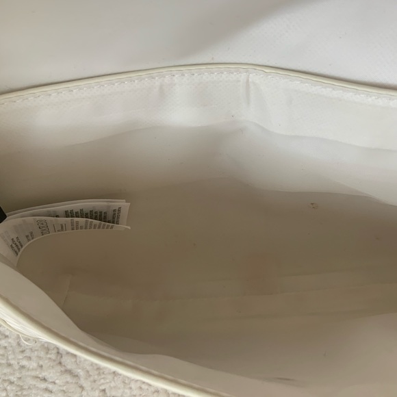 H&M White Patterned Flower Heart Off-White Shoulder Bag - Picture 5 of 9